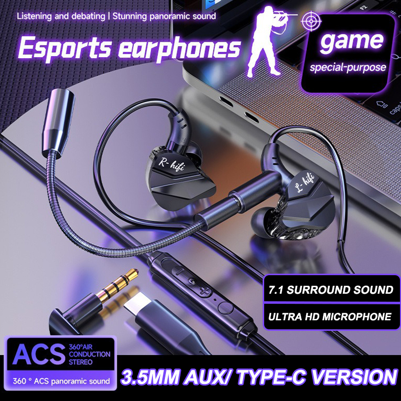 Esports Gaming Mobile - E-Sports Gaming Headset 7.1 Surround Sound