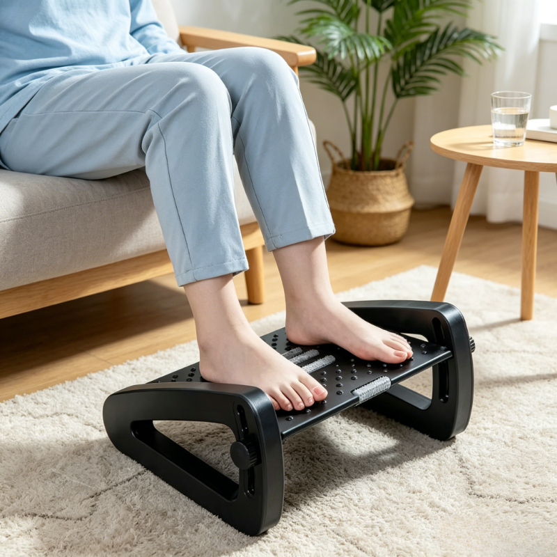 Footrest Under Desk - 3 Colors Adjustable Under Desk Foot