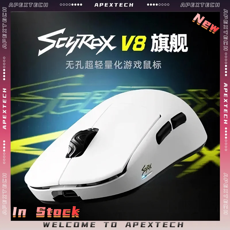 Esports Gaming Mouse Wireless - Scyrox V8 36g Ultra-Light Wireless Gaming