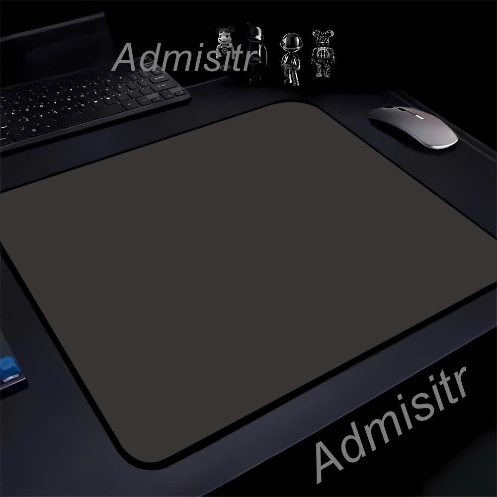 Esports Gaming Setup - Solid Color E-Sports Mousepad Pure Black