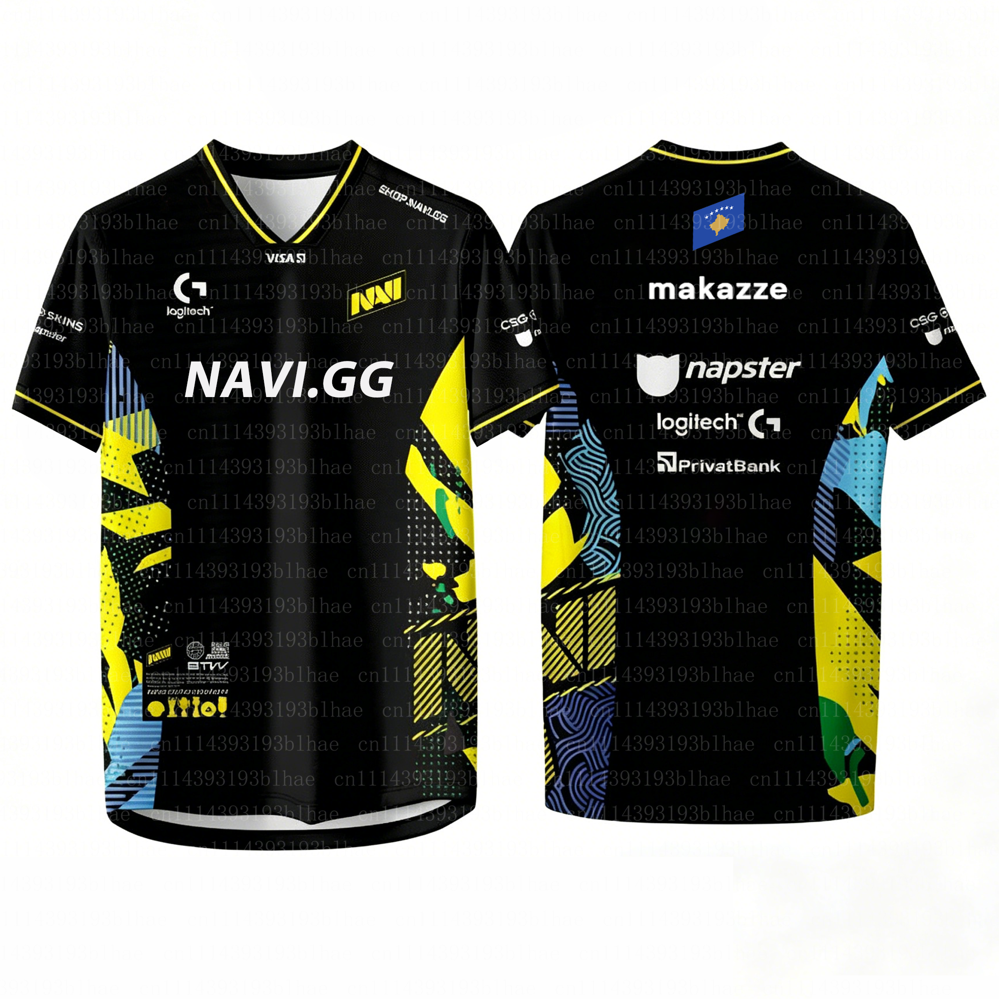 Esports Gaming T Shirt - New 2026 Uniform Jersey For NAVI