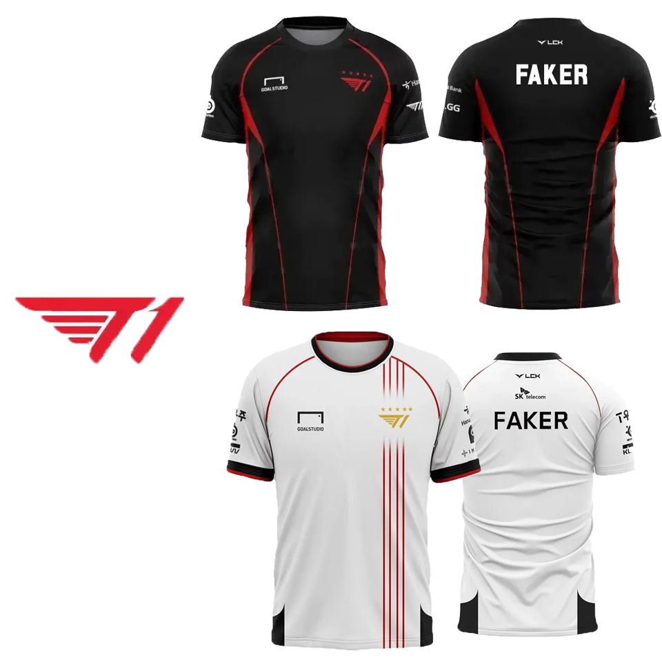 Faker Jersey T1 Team Champion  - Esports Gaming T Shirt reseña y precio