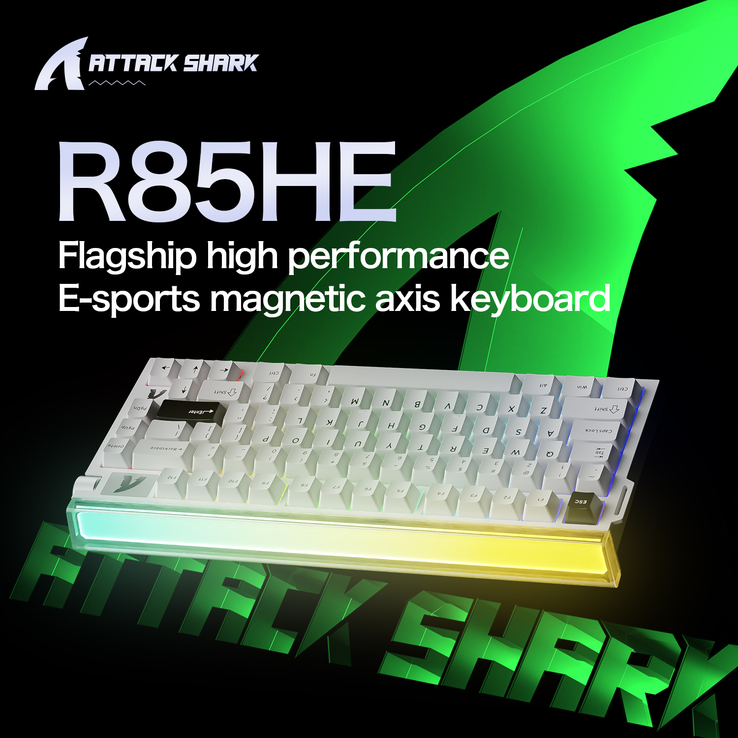 ATTACK SHARK R85HE R85 Custom  - Esports Gaming Uk reseña y precio