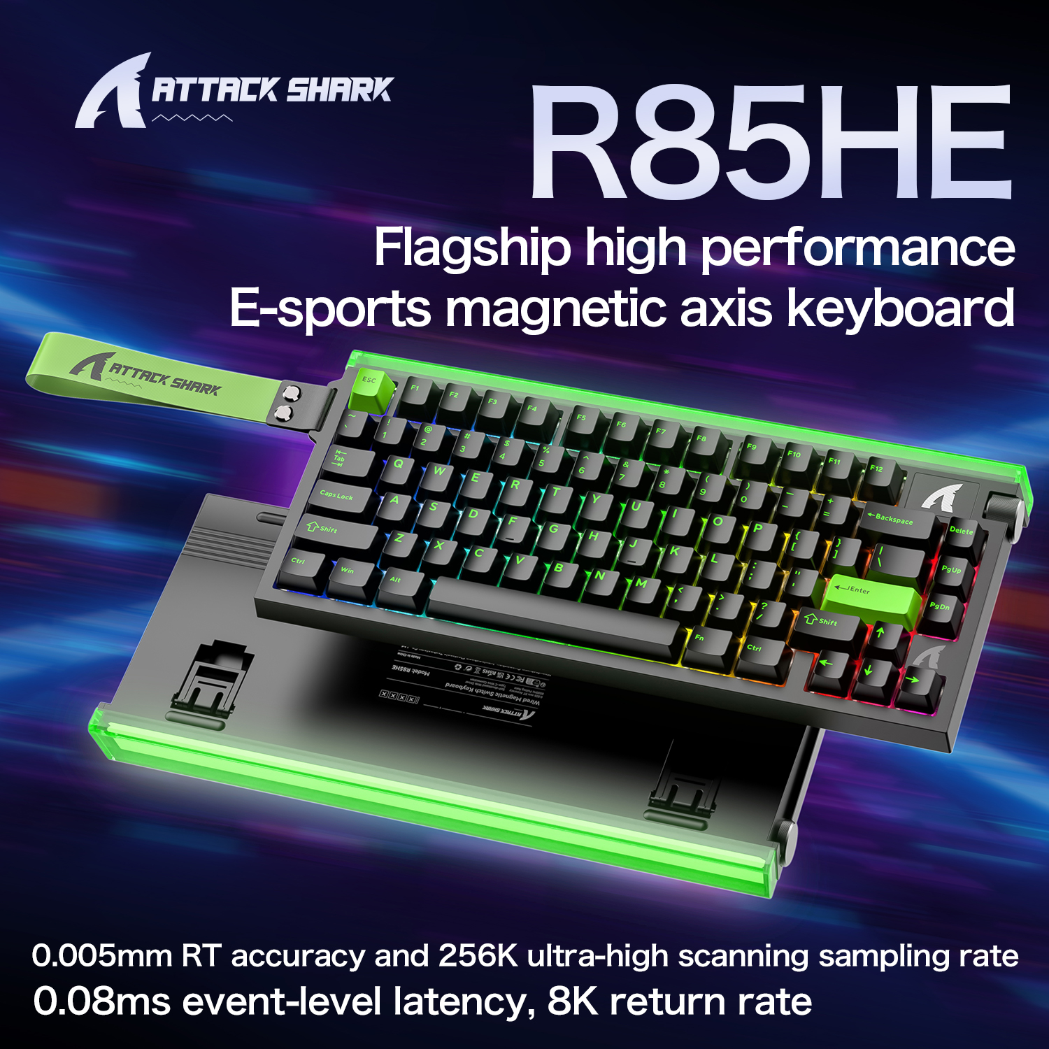 ATTACK SHARK R85HE R85 Custom  - Esports Gaming Uk reseña y precio