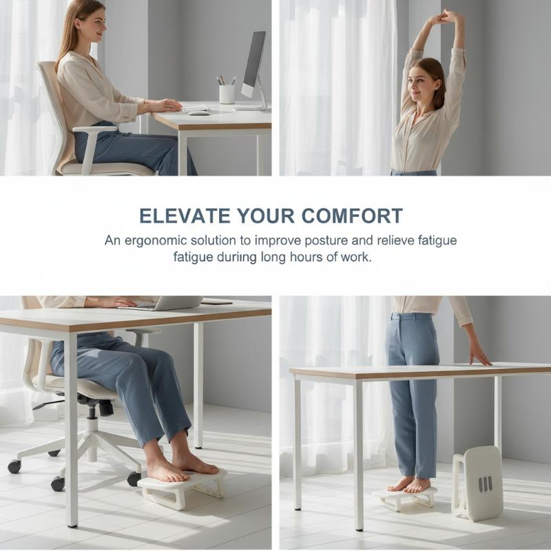 Ergonomic Under Desk Foot Stoo - Footrest Under Desk reseña y precio