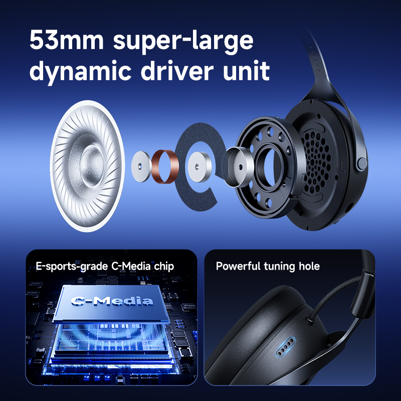 MCHOSE X9 Wireless Gaming Head - Esports Gaming Headset reseña y precio