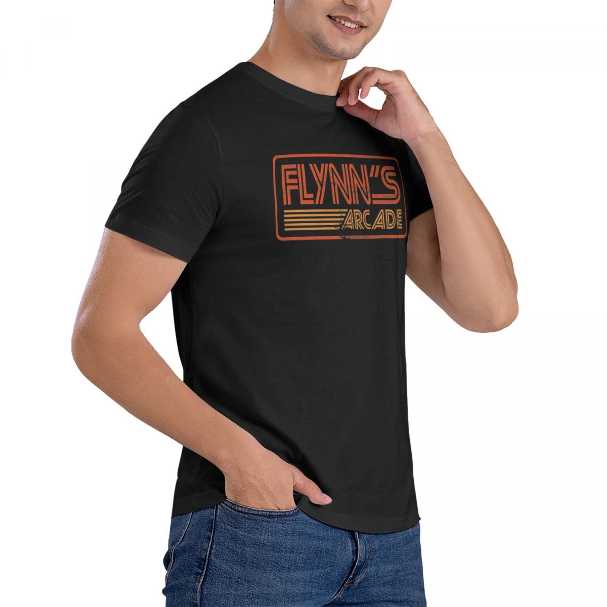 Flynn T Shirt Men Cotton Casua - Esports Gaming T Shirt reseña y precio