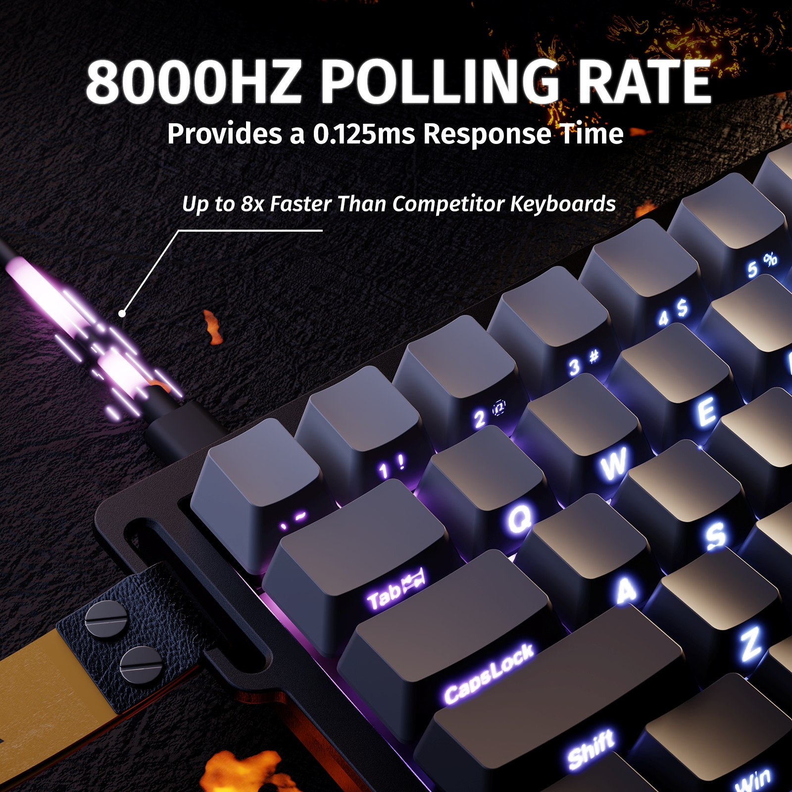 ATTACK SHARK X68 HE  Wired 8KH - Esports Gaming Uk reseña y precio