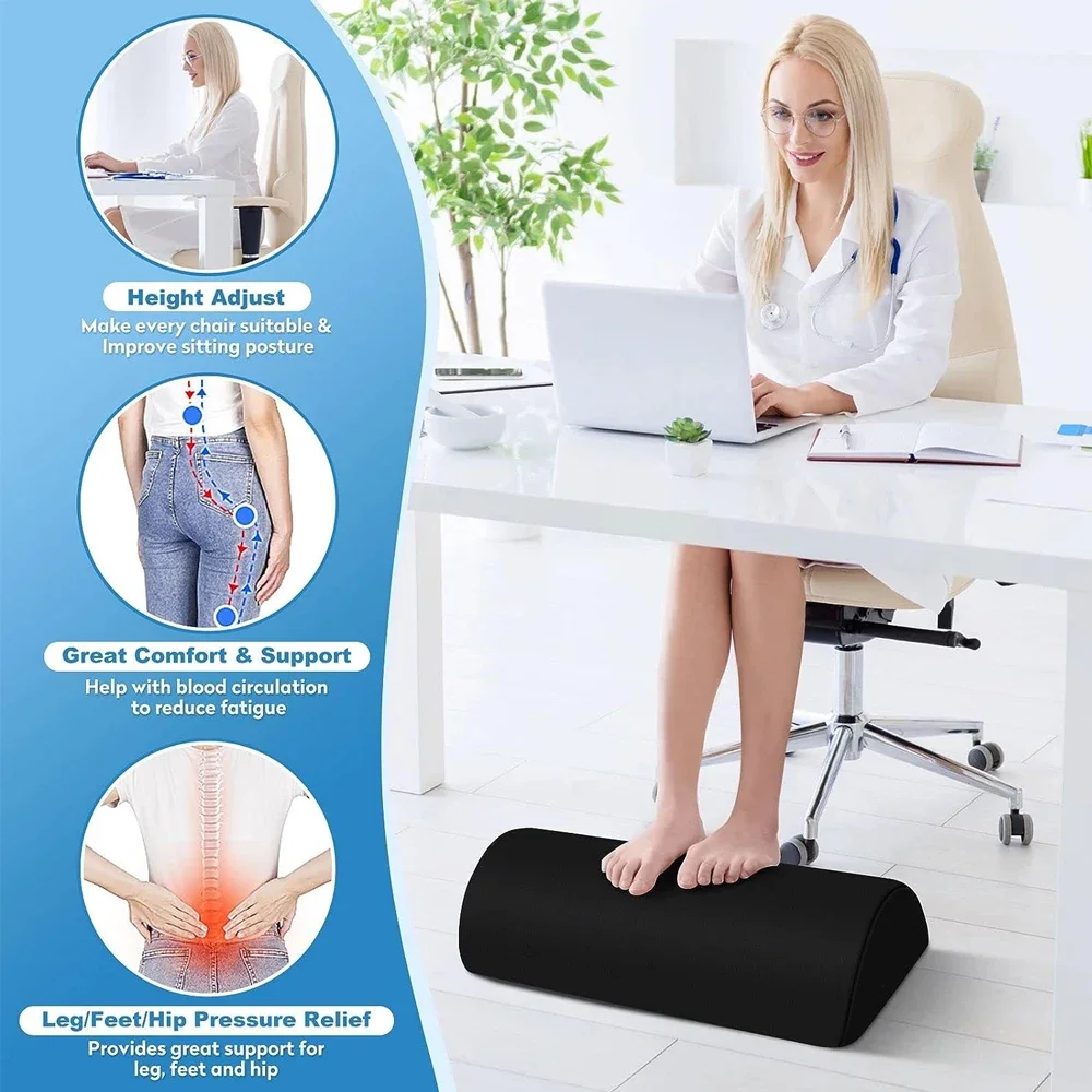 Comfort Foot Rest Under Desk A - Footrest Under Desk reseña y precio