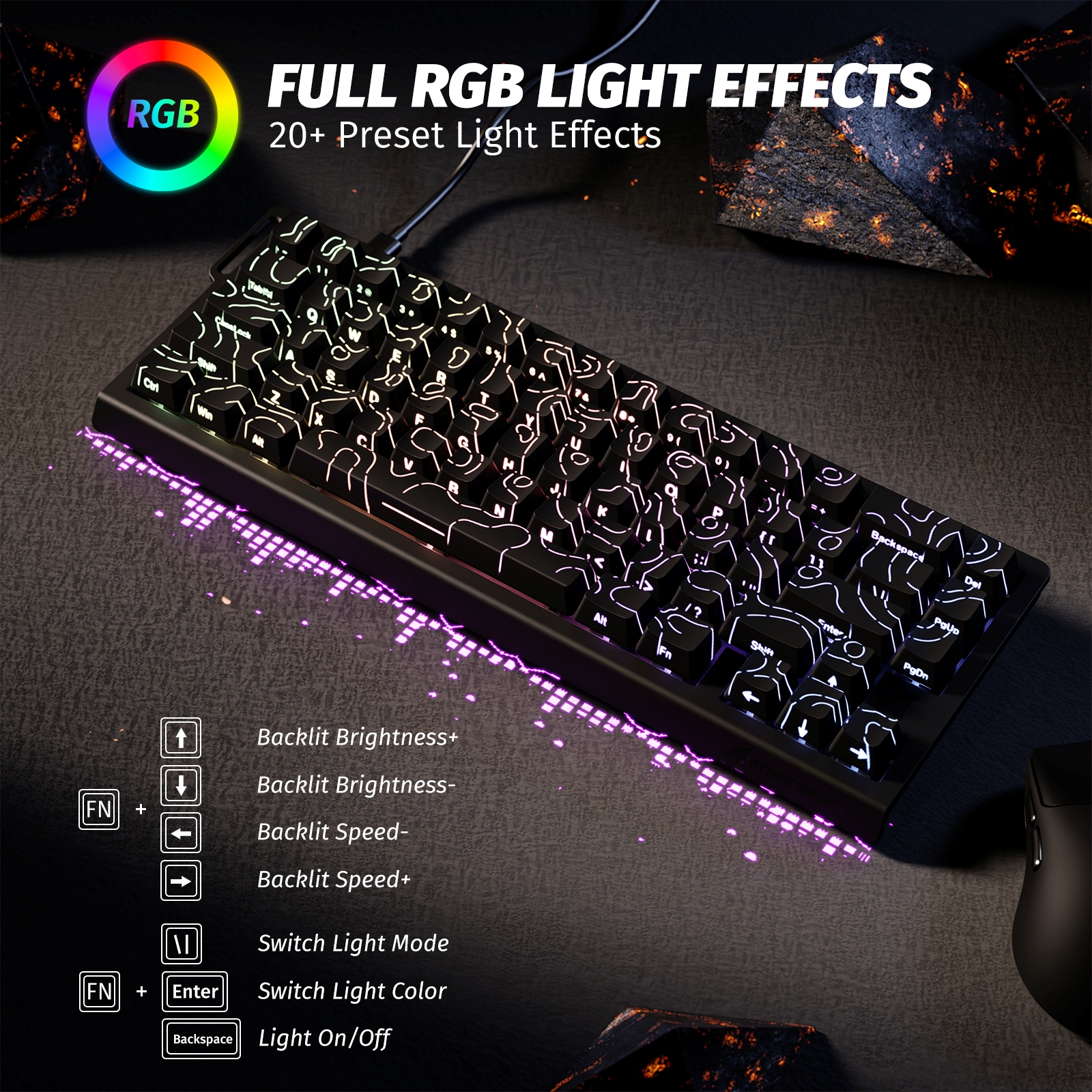 ATTACK SHARK X68 HE Wired 8KHz - Esports Gaming Uk reseña y precio