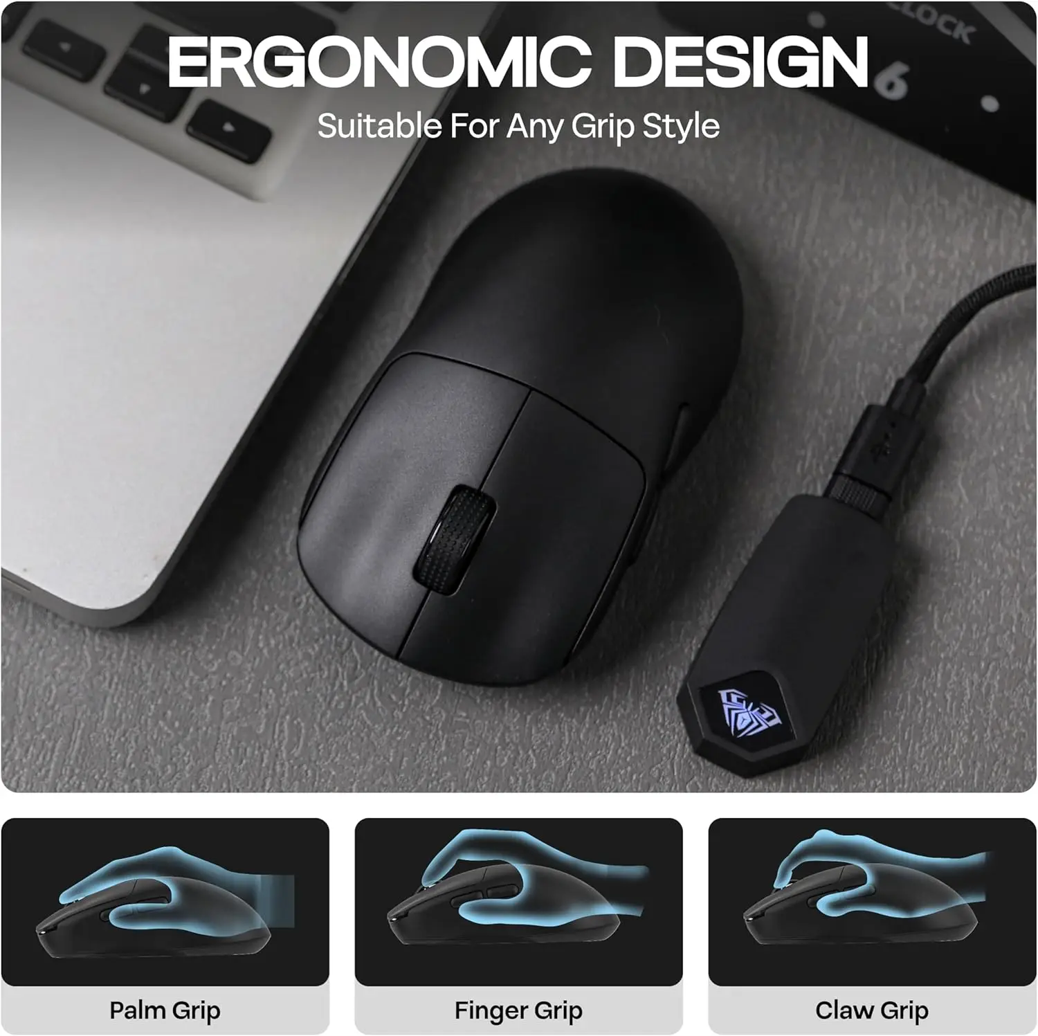 AULA SC800 Gaming Mouse USB-C  - Esports Gaming Mouse Wireless reseña y precio