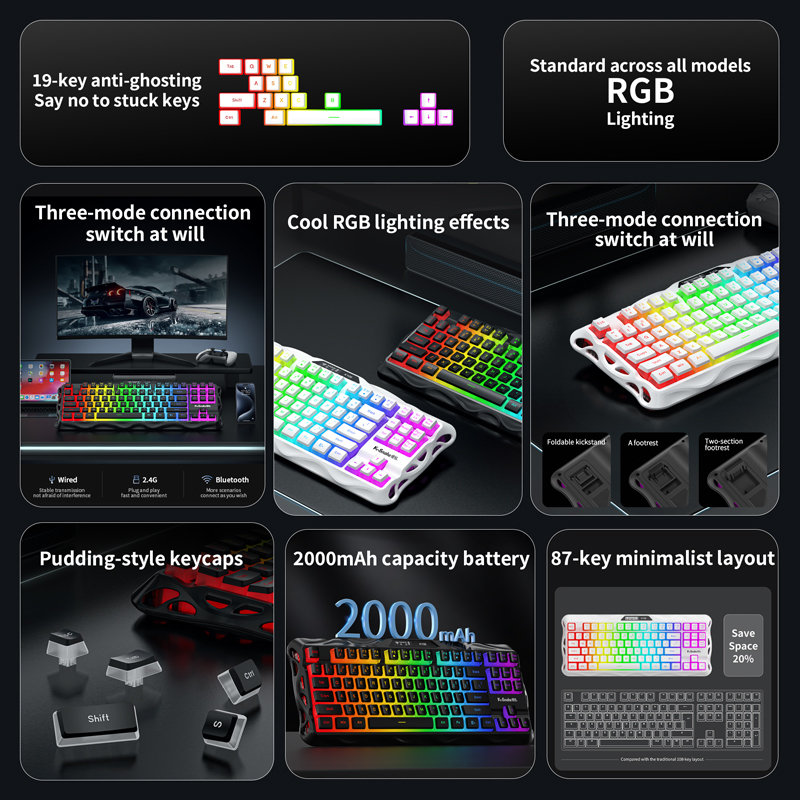 ksnake K108 Bluetooth wireless - Esports Gaming Uk reseña y precio