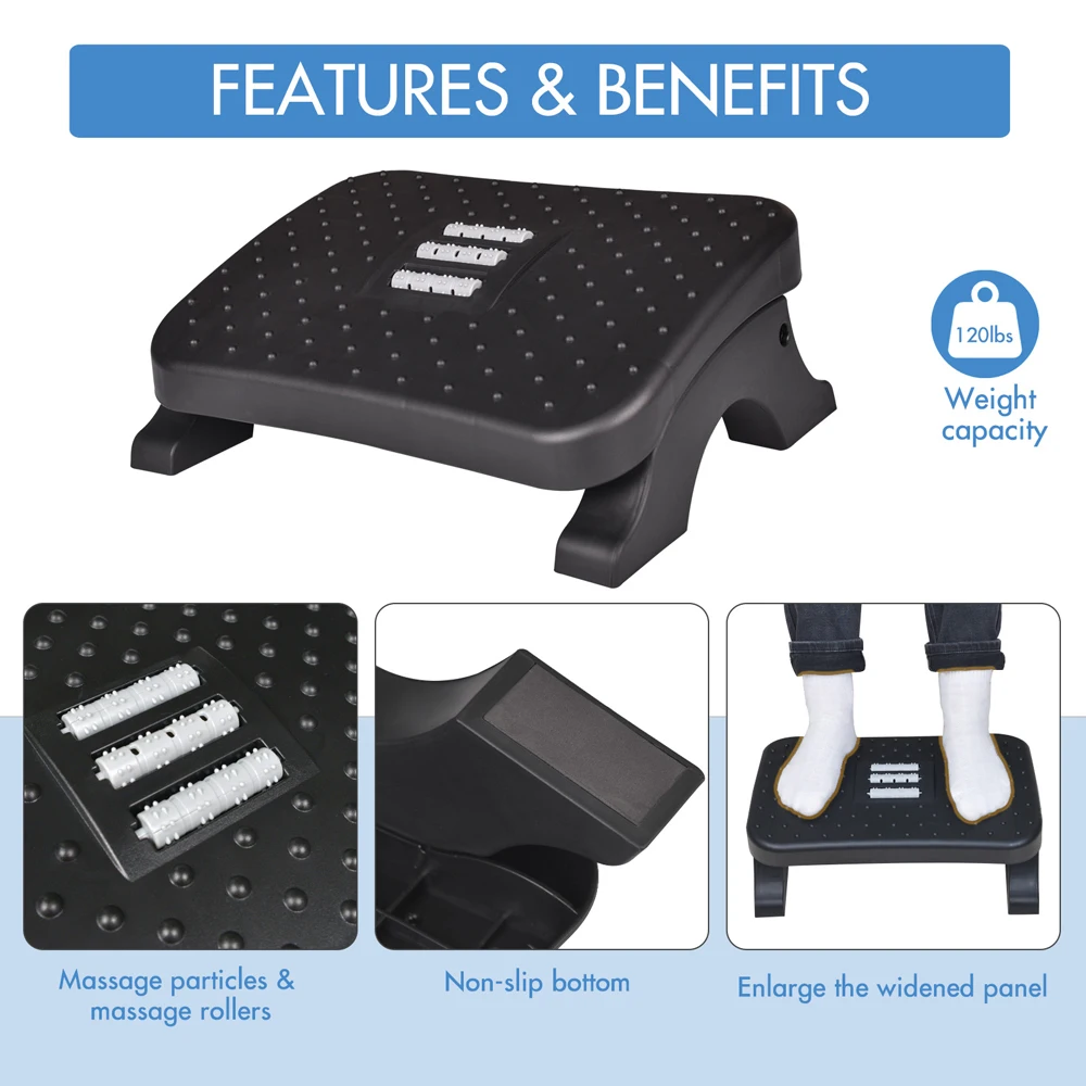 Ergonomic Under Desk Footrest  - Footrest Under Desk reseña y precio