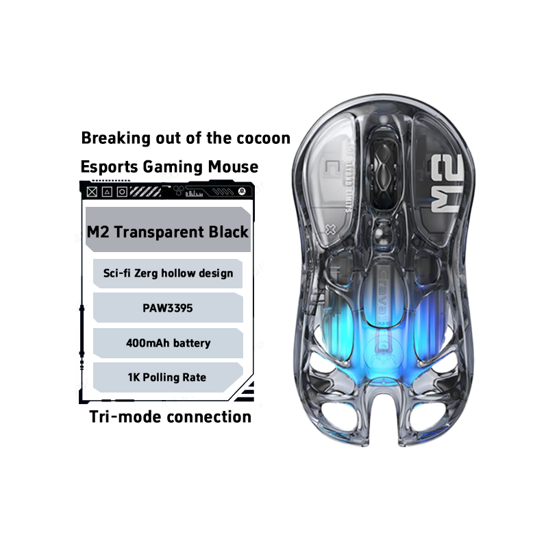 GravaStar M1 M2 Gaming Mouse M - Esports Gaming Mouse Wireless reseña y precio