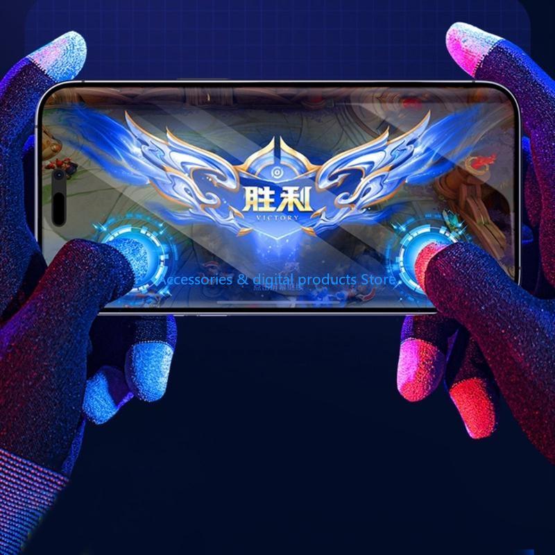 77JD 1 Pair Highly Sensitive F - Esports Gaming Finger Sleeve reseña y precio