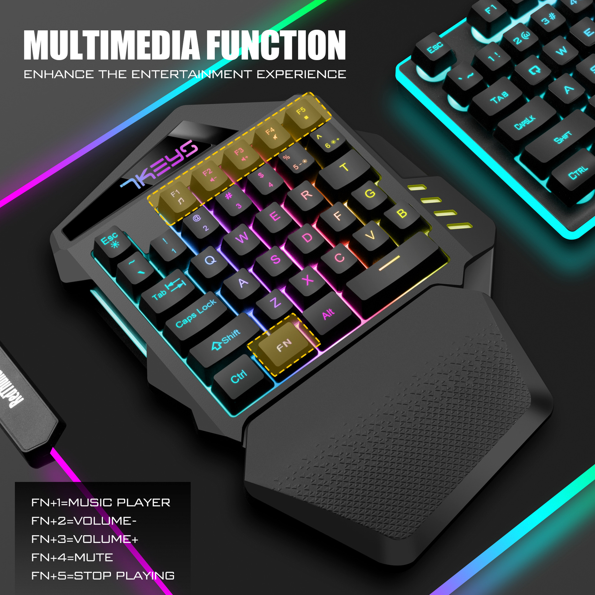 Single handed gaming keyboard  - Esports Gaming Uk reseña y precio