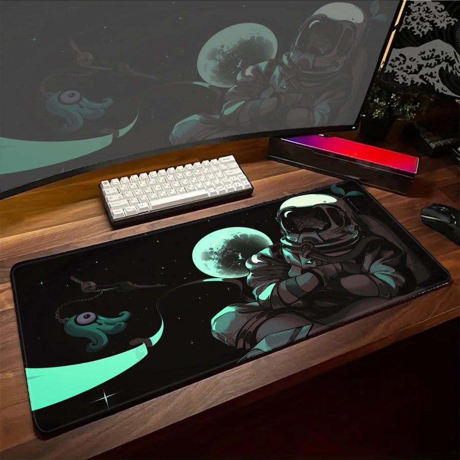 Art Astronaut Mousepad Cute Bi - Esports Gaming Setup reseña y precio