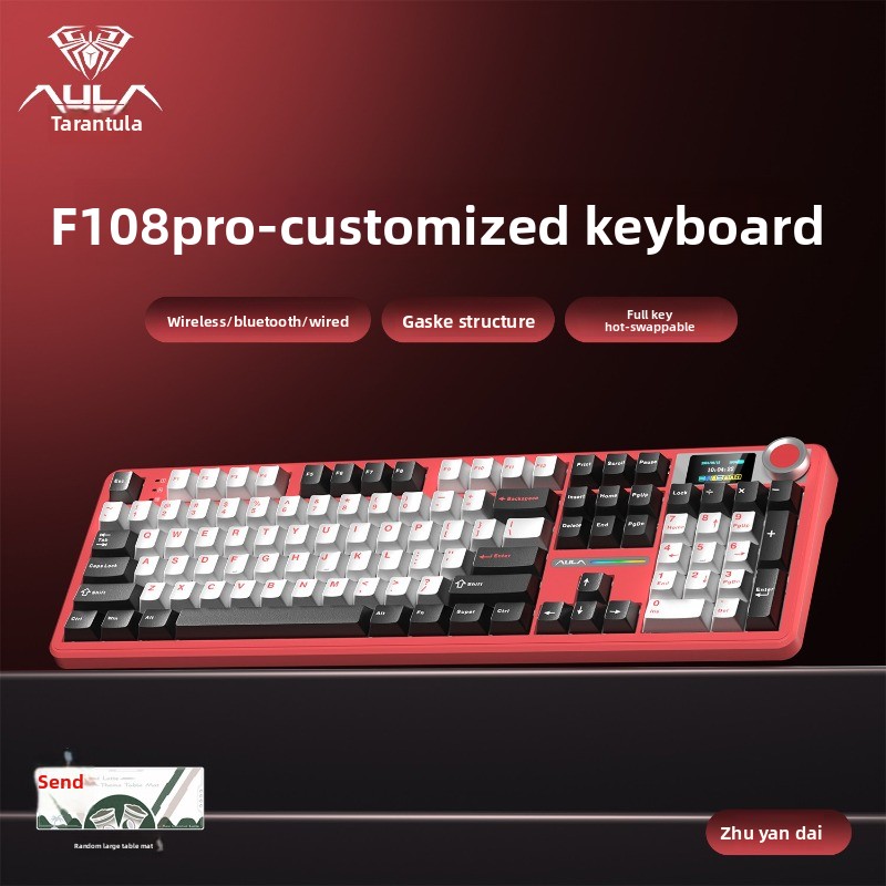 AULA F108 PRO Tri-Mode Wireles - Esports Gaming Uk reseña y precio