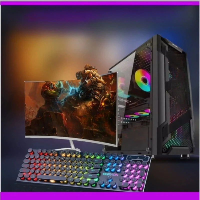 Desktop Computer Assembly Full - Esports Gaming Setup reseña y precio