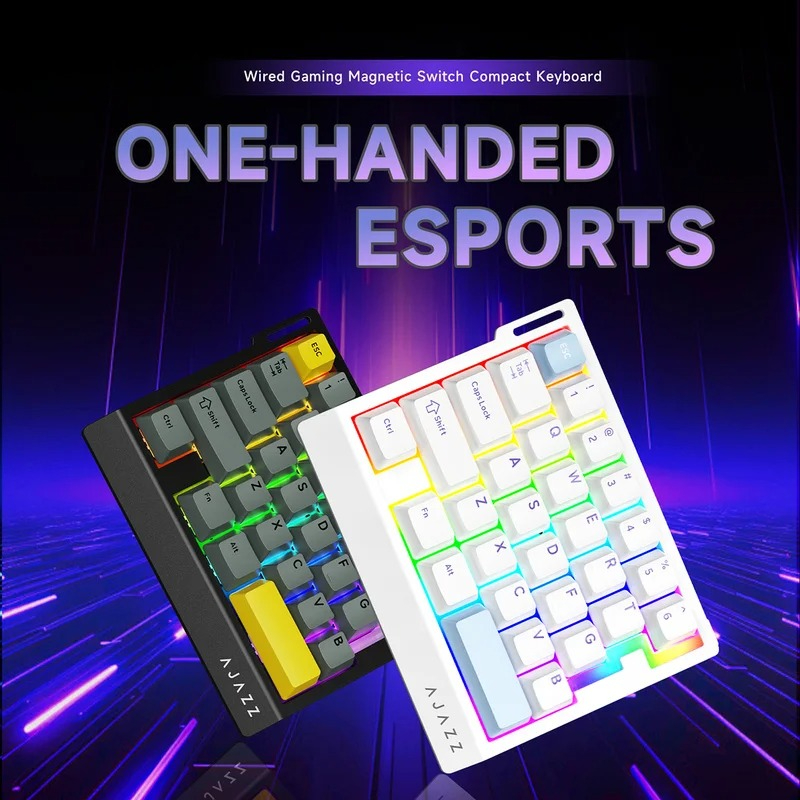 RGB Mini One Handed Mechanical - Esports Gaming Setup reseña y precio