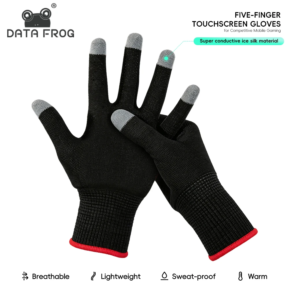 Data Frog Mobile Gaming Gloves - Esports Gaming Finger Sleeve reseña y precio