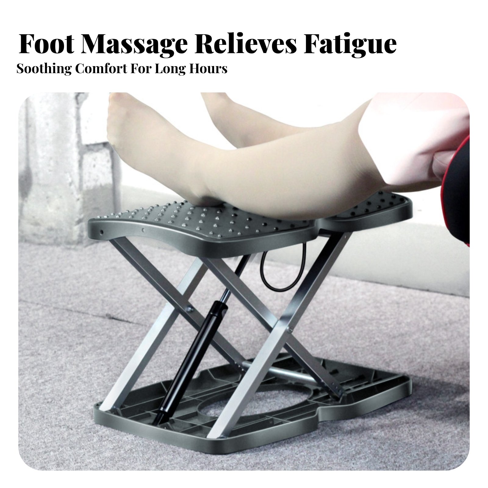 Adjustable Padded Footstool No - Footrest Under Desk reseña y precio