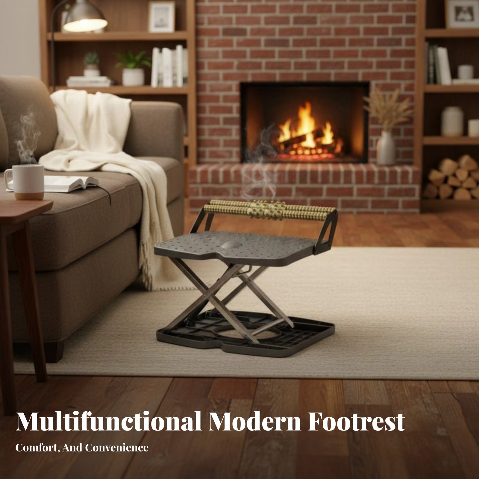 Adjustable Padded Footstool No - Footrest Under Desk reseña y precio