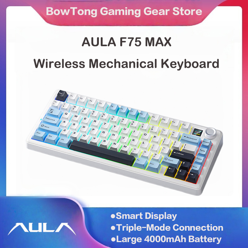 AULA F75 MAX 75% Tri-Mode Mech - Esports Gaming Uk reseña y precio