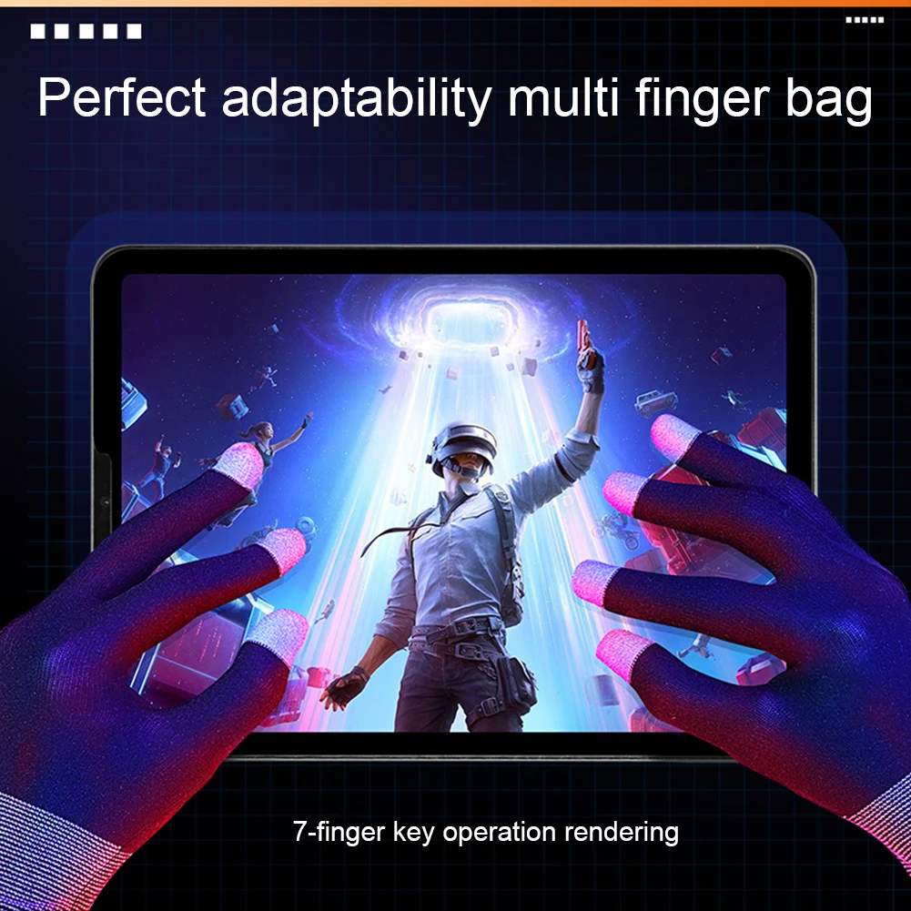 1 Pair Game Playing Gloves Hig - Esports Gaming Finger Sleeve reseña y precio