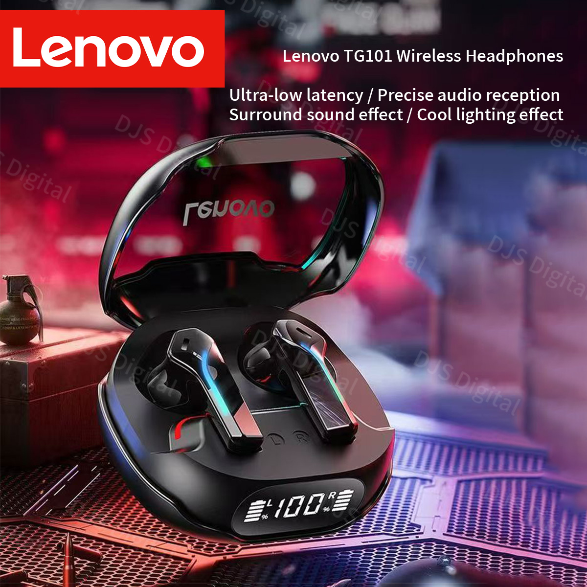 Lenovo TG101 Gaming Headset Bl - Esports Gaming Setup reseña y precio