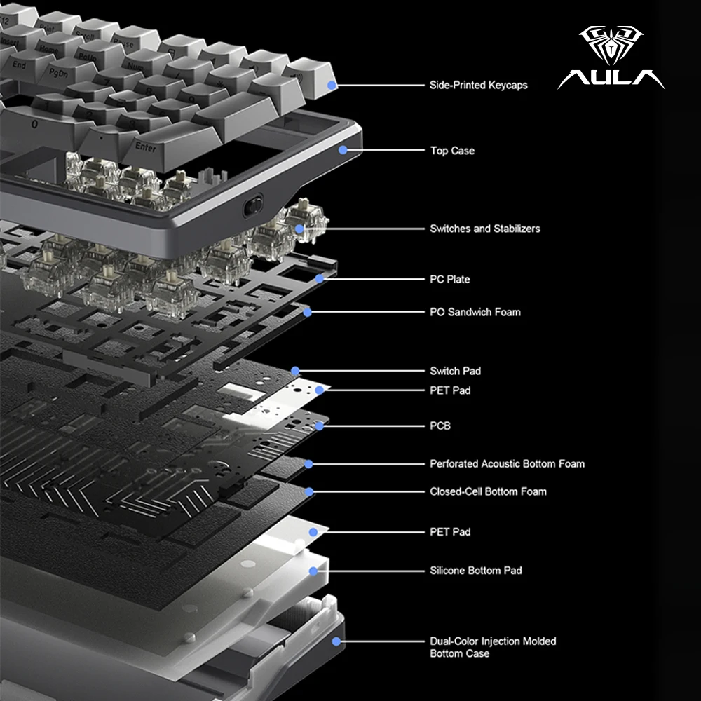 AULA F108 Pro V2 Mechanical Ke - Esports Gaming Uk reseña y precio