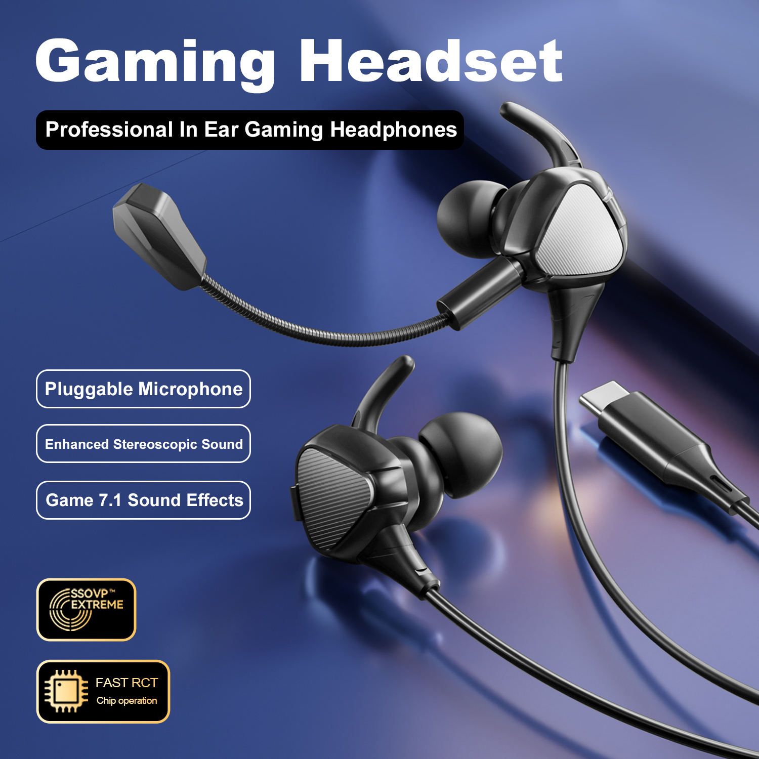 In Ear Gaming Earphones With M - Esports Gaming Mobile reseña y precio