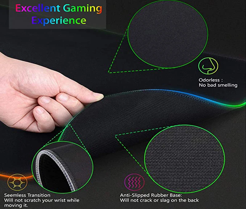 RGB XXL HD Large Black White G - Esports Gaming Setup reseña y precio