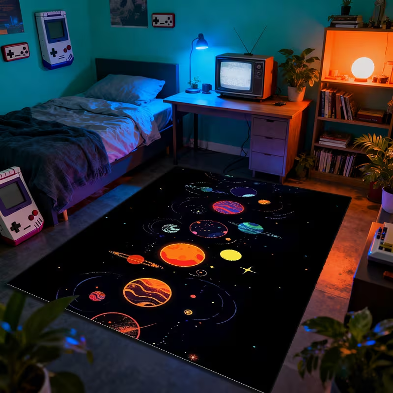 Space Themed Carpets Are Perfe - Esports Or Gaming reseña y precio