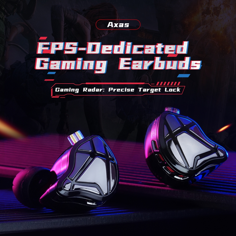  KZ Axas FPS Gaming IEM Headp - Esports Gaming Mobile reseña y precio